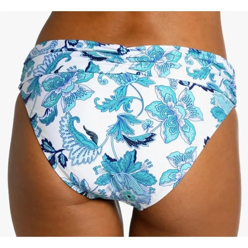 La Blanca Santorini Sun Shirred Band Hipster Bottom 16 NWT - Picture 2 of 5